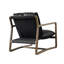 Fauteuil club en cuir Daze