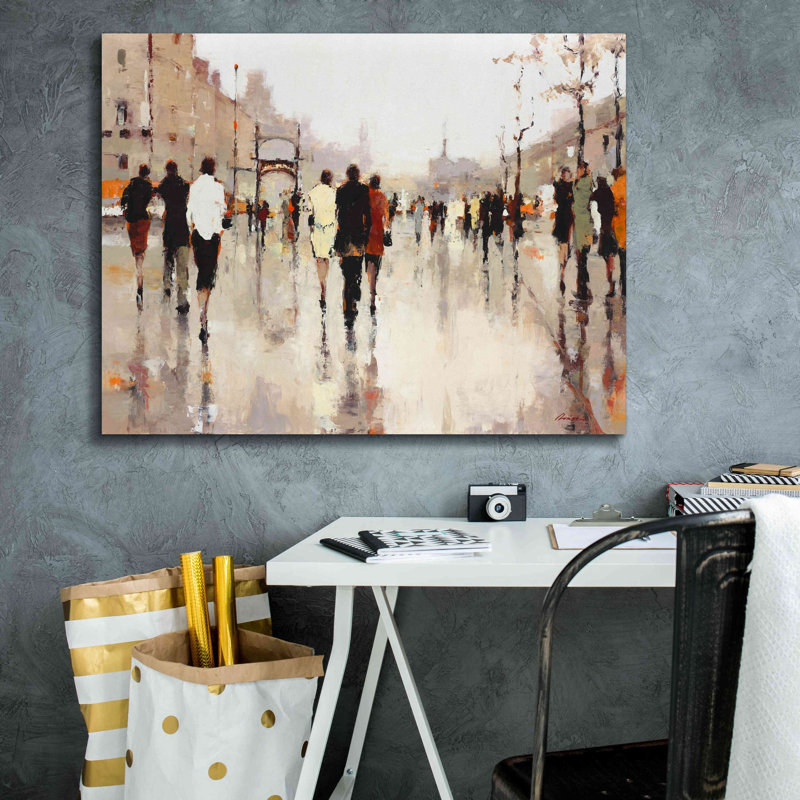 «Lone Lilly» par Lorraine Christie, estampe numérique sur toile, H 26 po x l 34 po x P 1,5 po