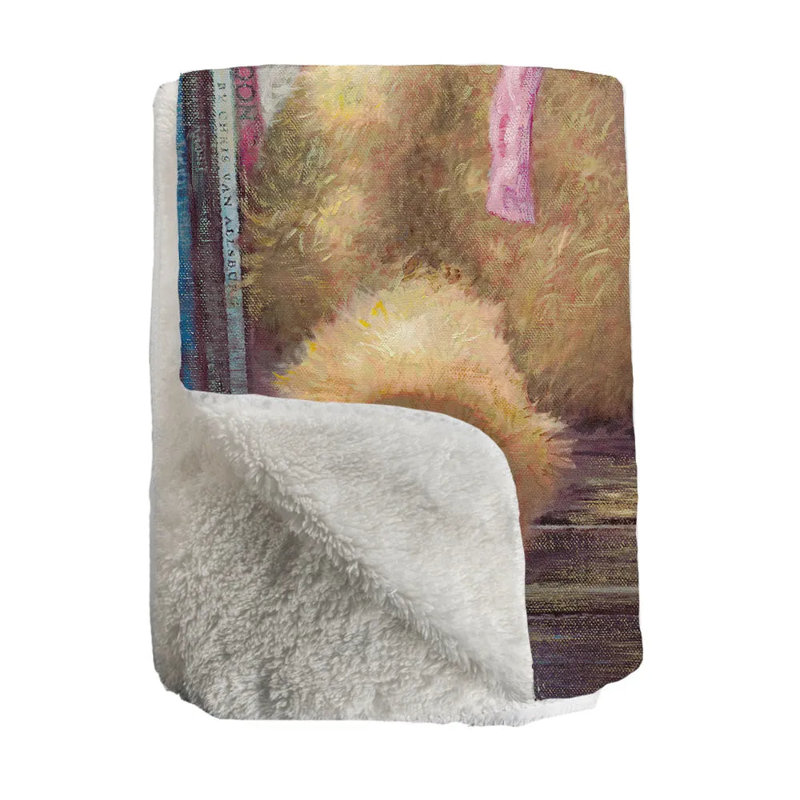 A Trusted Friend Throw Blanket, Rose Bud