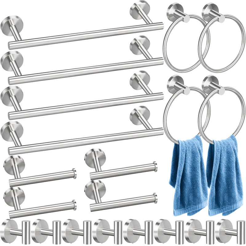 Porte-serviettes mural 15,7 po 15 po