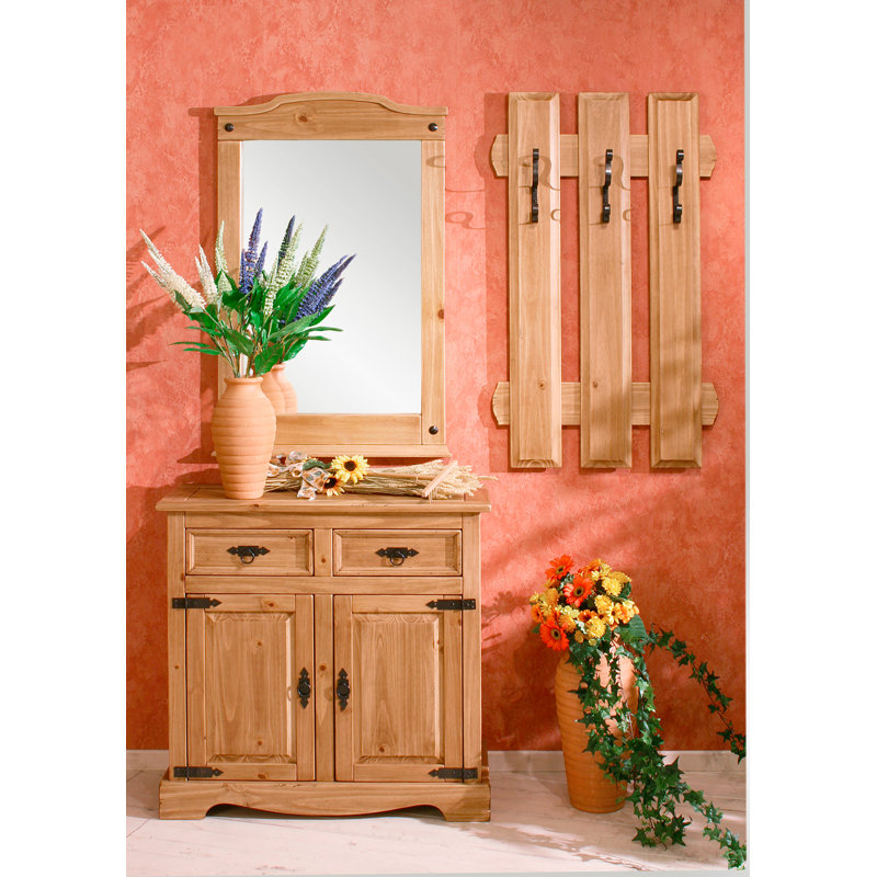 Dawna 83.5cm Sideboard, Antique brown