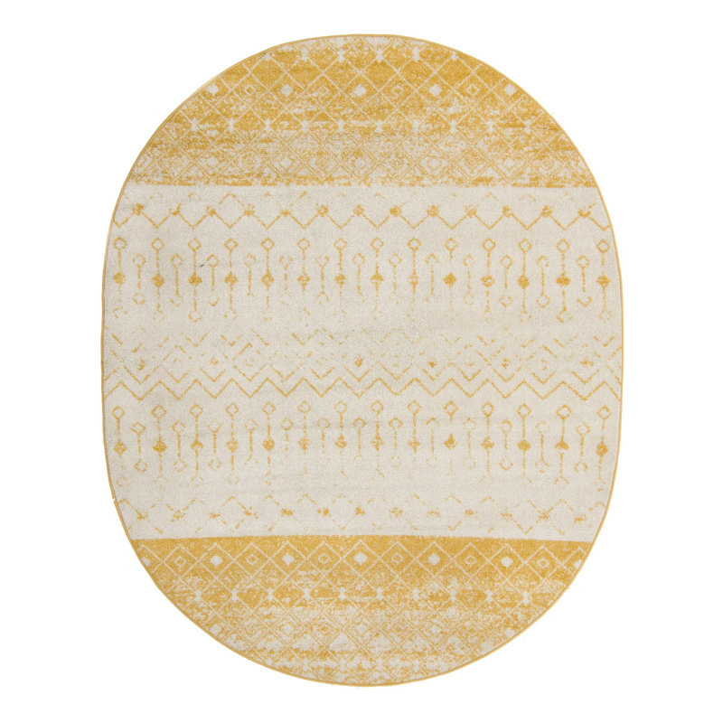 Somerville Moroccan Indoor Rug, Oval 7'10" x 10'