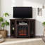Space-Smart Corner Electric Fireplace With Cozy Glow & Easy Setup-2023971915