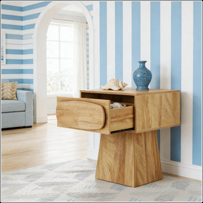 Table basse compacte et multifonctionnelle compacte avec tiroir pour un rangement organisé dans les petits espaces