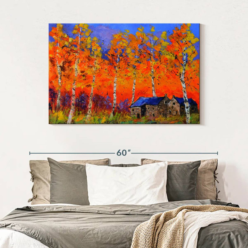 Trembles d'Alvord en automne, H 32 po x l 48 po