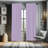 Geometric Semi-Sheer Rod Pocket Curtain Panels-45202319