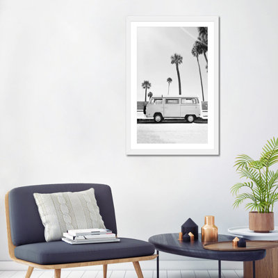 Van In Black & White by Sisi & Seb - Photograph Print