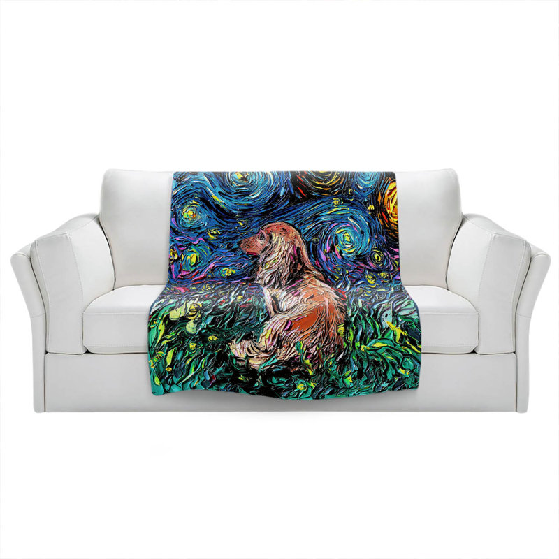Hand Woven Throw Blanket, 51" x 60"