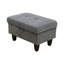  Repose-pieds capitonné rectangulaire avec rangement de 28,5 po Orella Marlinda-88552376
