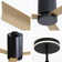 Modern Flush Mount Ceiling Fan With Led Light And Remote Control, 3 Abs Blades Noiseless Reversible Dc Motor For Patio Living Room