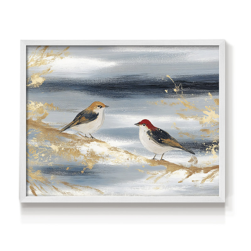 Chirstmas Art-CCLXVI -Framed Print - Restickable, H 8 po x l 10 po, Blanc