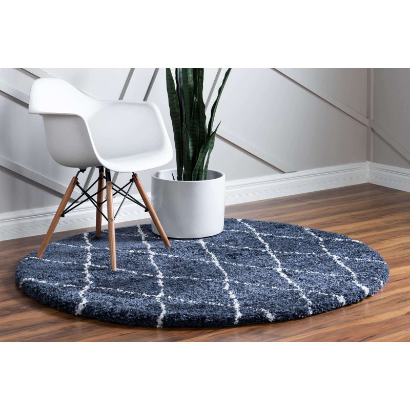 Scottsville Geometric Indoor Rug, Round 5'1"