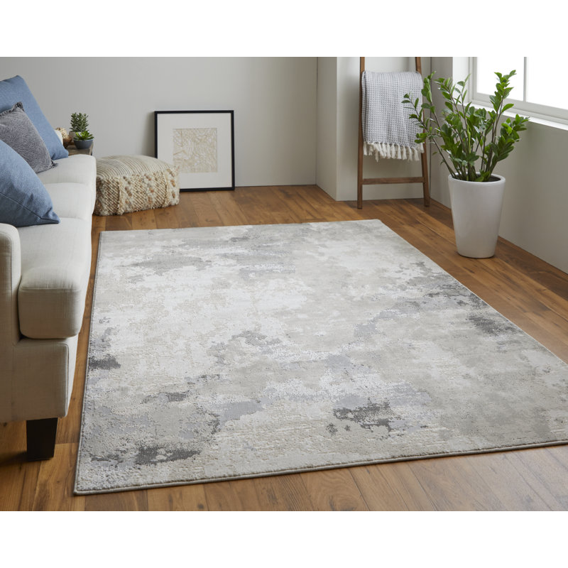 Performance Abstract Indoor Rug, Rectangle 5' x 8'