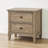 2-Drawer Nightstand With Round Pull Knobs
