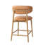 Murphey Upholstered 26'' Counter Stool with Solid Wood Frame-1796195460