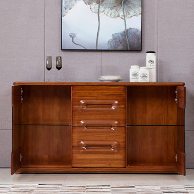 Solid Wood Retro Sideboard