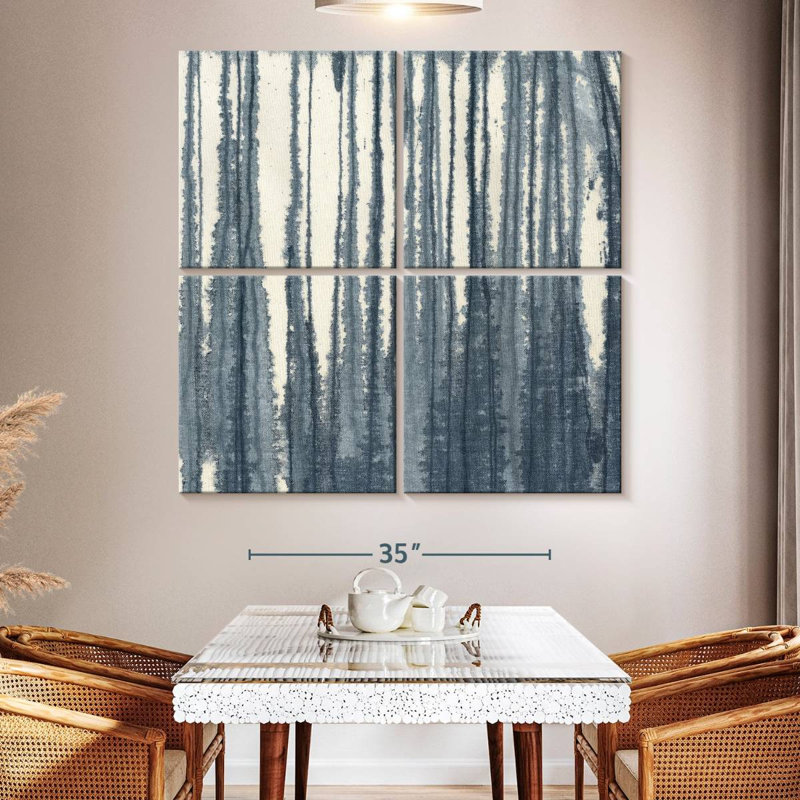 Avery Indigo Muse I, 50" H x 50" W