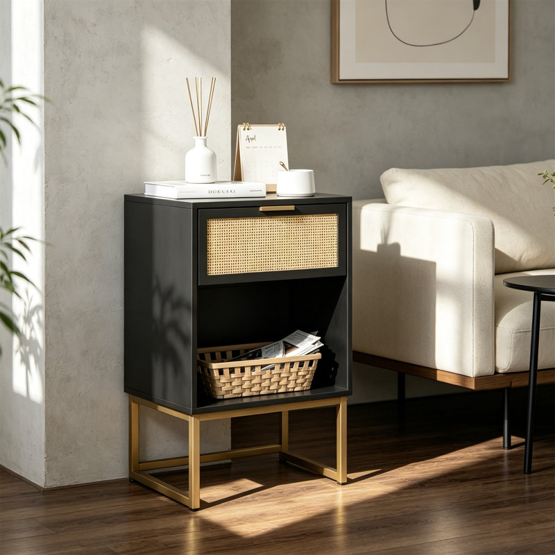 29 cm W Bedside Table
