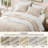 Bedsure Queen Comforter Set - 7 Pieces Beige Queen Bedding Set for All Seasons, Boho Contrasting Design Bed in a Bag with Comforter, Sheets, Pillowcases & Shams-105522615-105522619
