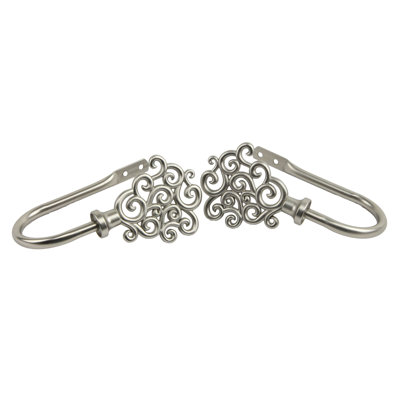 Reinaldo Steel 4'' Curtain Holdback