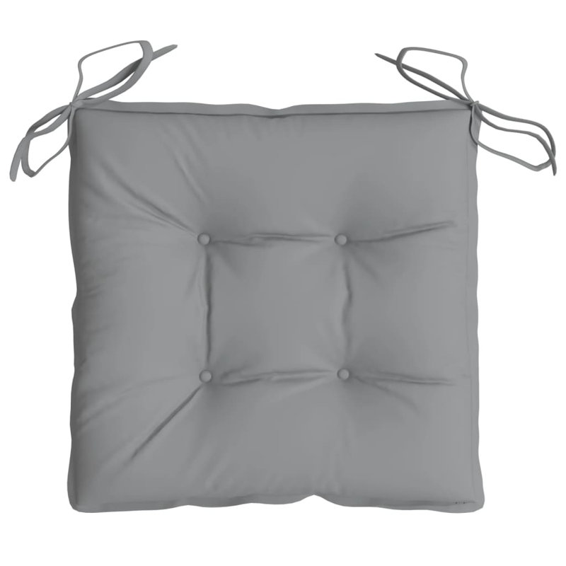 Coussin de siège d'extérieur, 19,7 po x 19,7 po, Gris