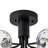 9-Light Textured Glass Tiered Semi-Flush Mount-858022876