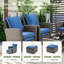 7 - Person Patio Conversation Set with Cushions-199385184