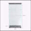 Vitrine en verre polyvalente à deux portes avec plusieurs caractéristiques
