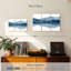 Aquarelle Avery, paysage bleu marine II-107934862