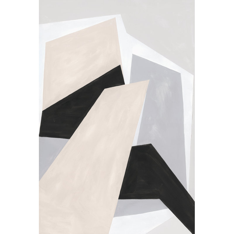 Path On Shapes II Print by Bobby Berk, Image Brush Gel, 36" H x 24" W x 1.5" D