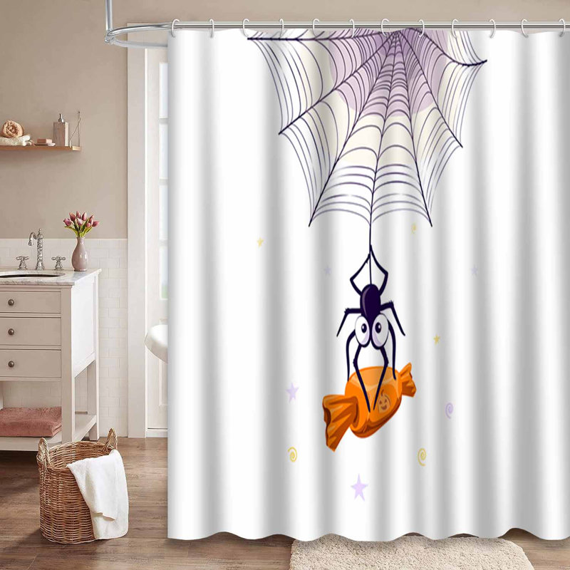 Rideau de douche Halloween, L 72 po x l 84 po