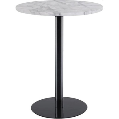 Serchio Faux Marble Bar Table