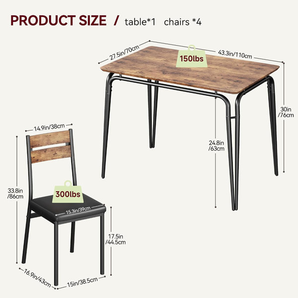 Dimensions du produit