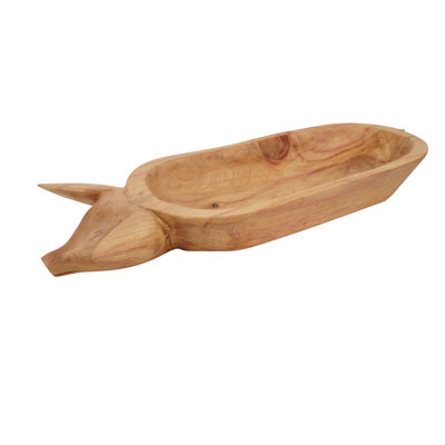 August Grove® Ambrine Wood Platter