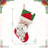 20.5"L Hooked Stocking, Santa