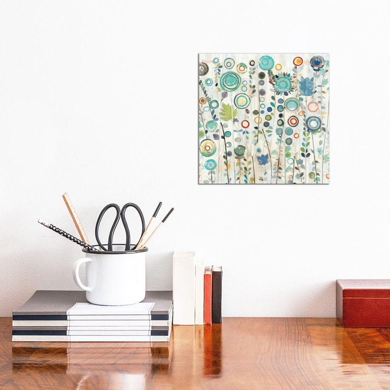 « ocean jardin i square », impression, H 12 po x l 12 po x p 0,75 po, Toile
