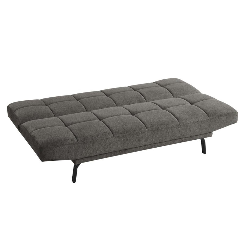 Chapelle 3 Seater Linen Blend Sofa Bed, Dark Grey