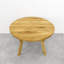 Watheroo Oak Round Solid Wood Dining Table-141562852-141562855