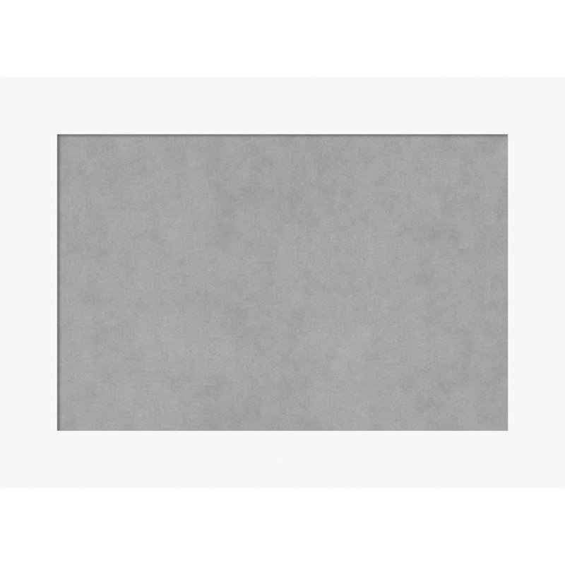 Tableau magnétique de base blanc encadré, H 21 po x l 29 po