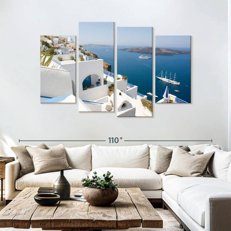 Gillard Santorini Coast, 54'' H x 84'' W