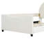 Upholstered Daybed With Rabbit Ear Shaped Headboard-1306053168