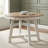 42”-58” Expandable Dining Table For 6 - Round Wood Table With Durable X-Base-1667727860