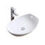 Vitreous China Oval Vessel Bathroom Sink-33205582