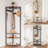 Semi-circular Corner Coat Rack Stand Hall Tree With 6 Hooks-583520669