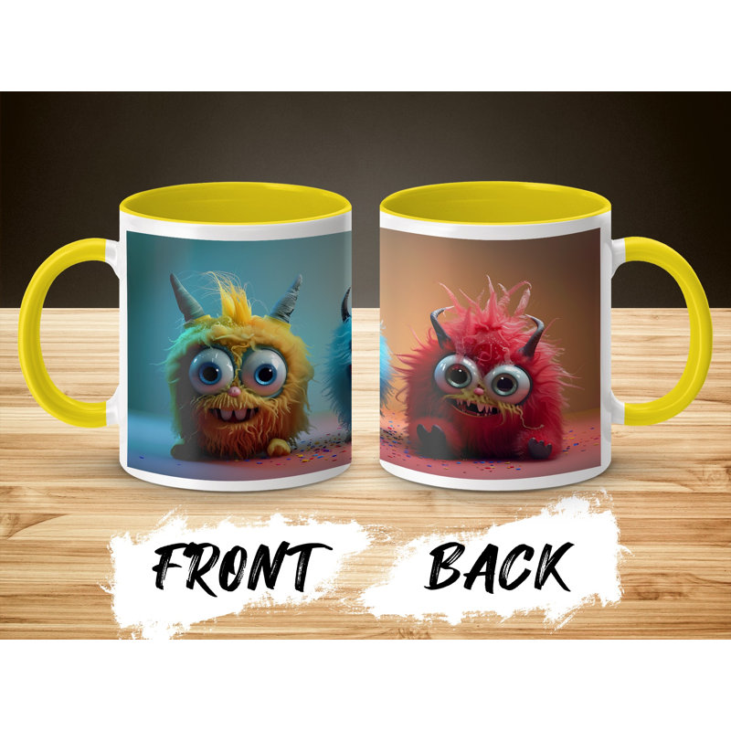 Ceramic Coffee Mug, Yellow