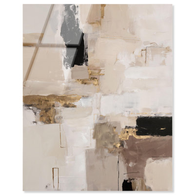 «Neutral Blocks IV», reproduction sur toile, art bohème neutre par Art Remedy