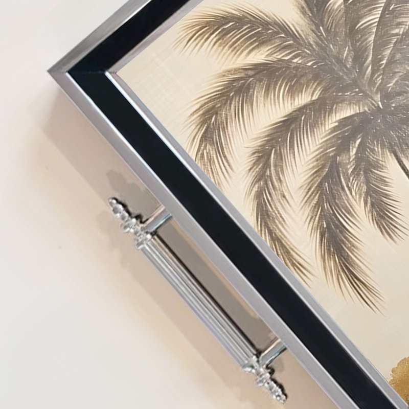 Élégant plateau en verre de 19,7 po x 11,4 po x 1,4 po | Fabrication 100% verre durable | Facile à nettoyer avec un chiffon humide | Idéal pour le service, la présentation décorative et l'organisation | Ajout élégant à la décoration intérieure