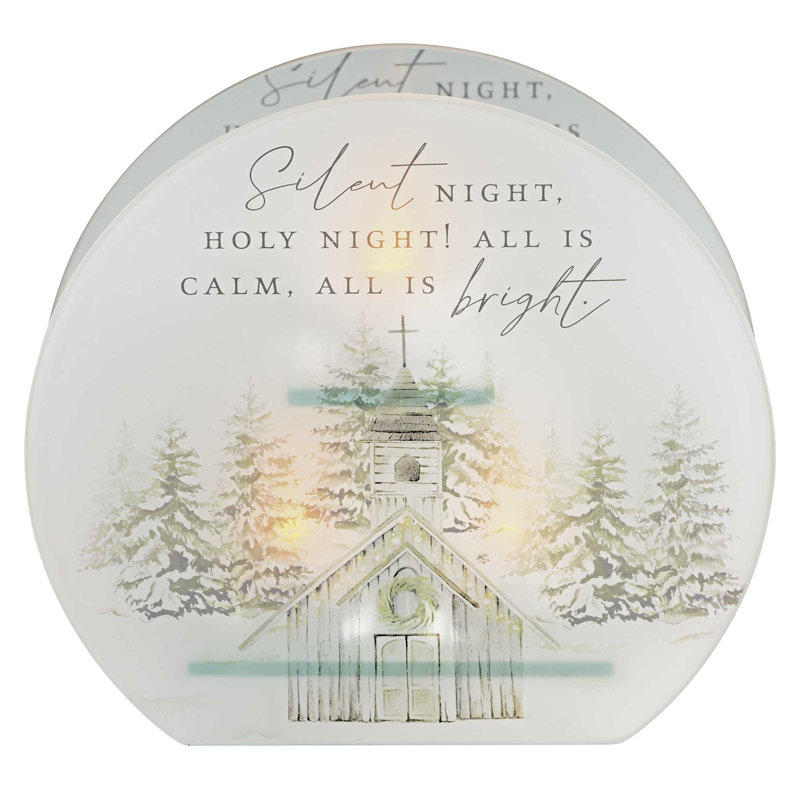 Photophore Church Silent Night
