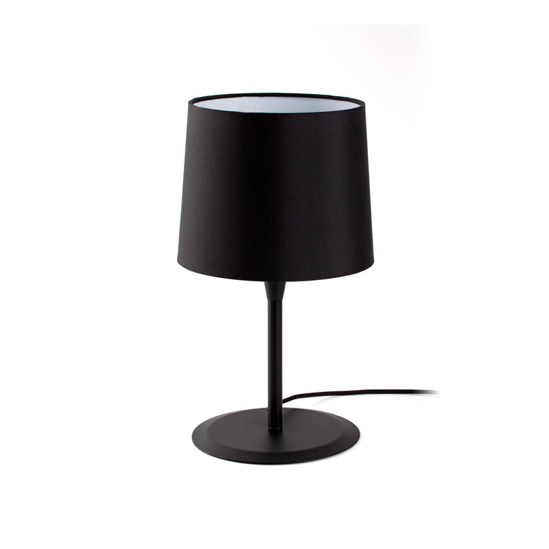 Conga Table Lamp, Black, 19.5" H x 9.8" W x 9.8" D, Black