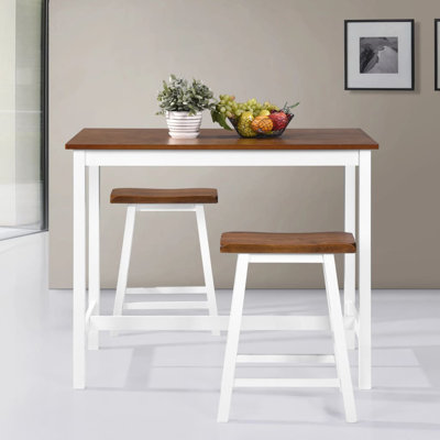 Lindale 2 -Person Solid Wood Dining Set